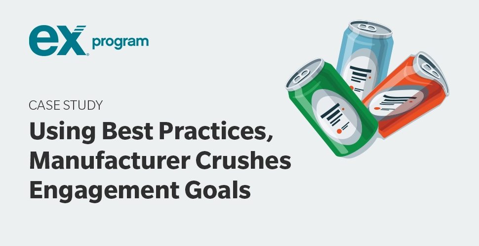 Using Best Practices, Fortune 500 Manufacturer Crushes Engagement Goals